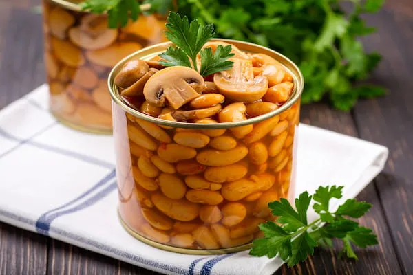 معرفی کنسرو لوبیا با قارچ + بهترین قیمت خرید