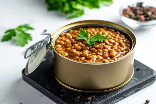 خرید کنسرو عدسی + معرفی کارخانه تولید و عرضه پخش